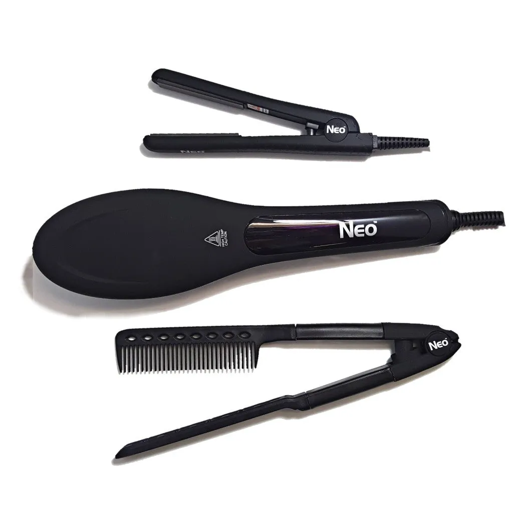 Black Heated Brush Set | Set