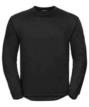 Black - Heavy-duty crew neck sweatshirt