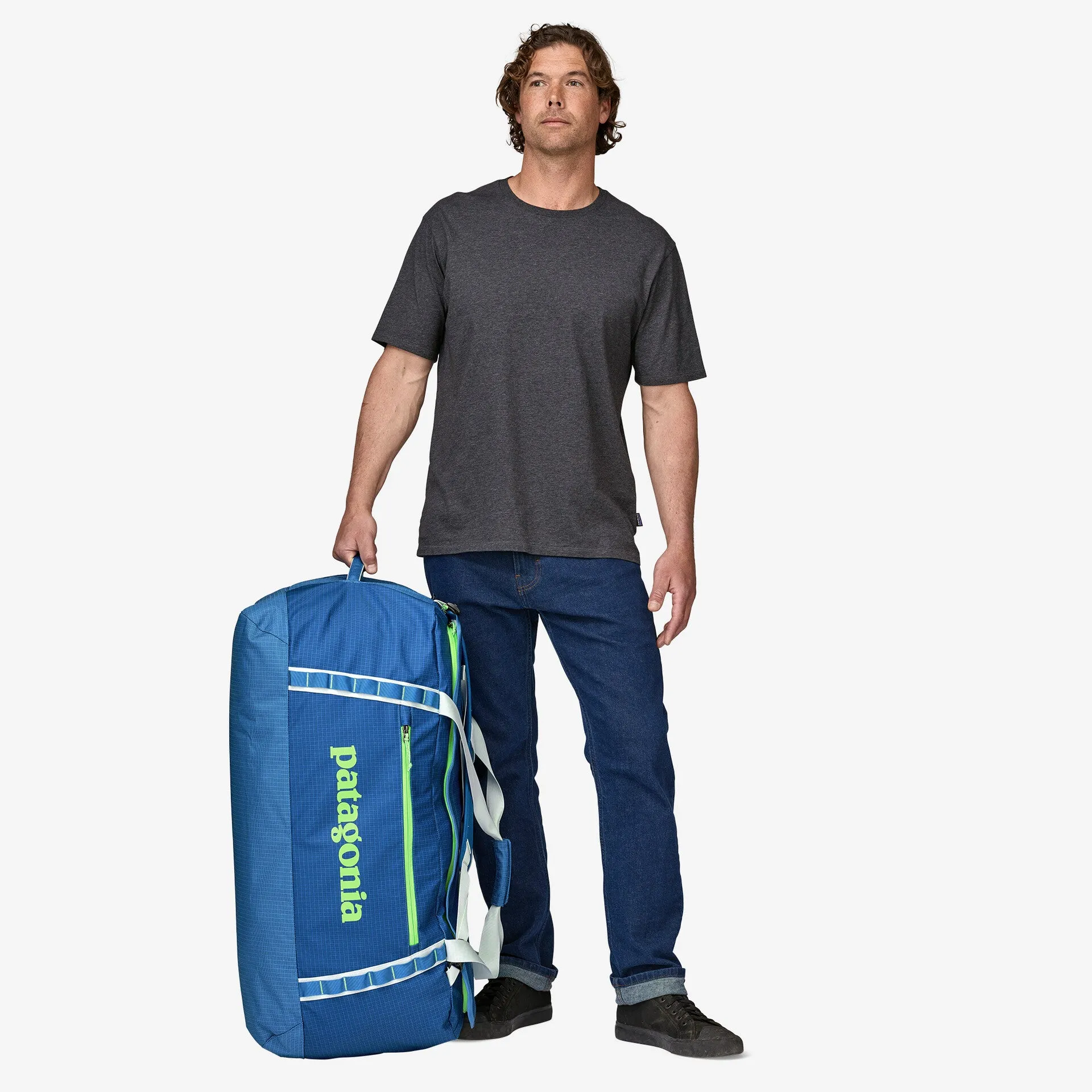 Black Hole bag 100 l. Patagonia, matte glow blue