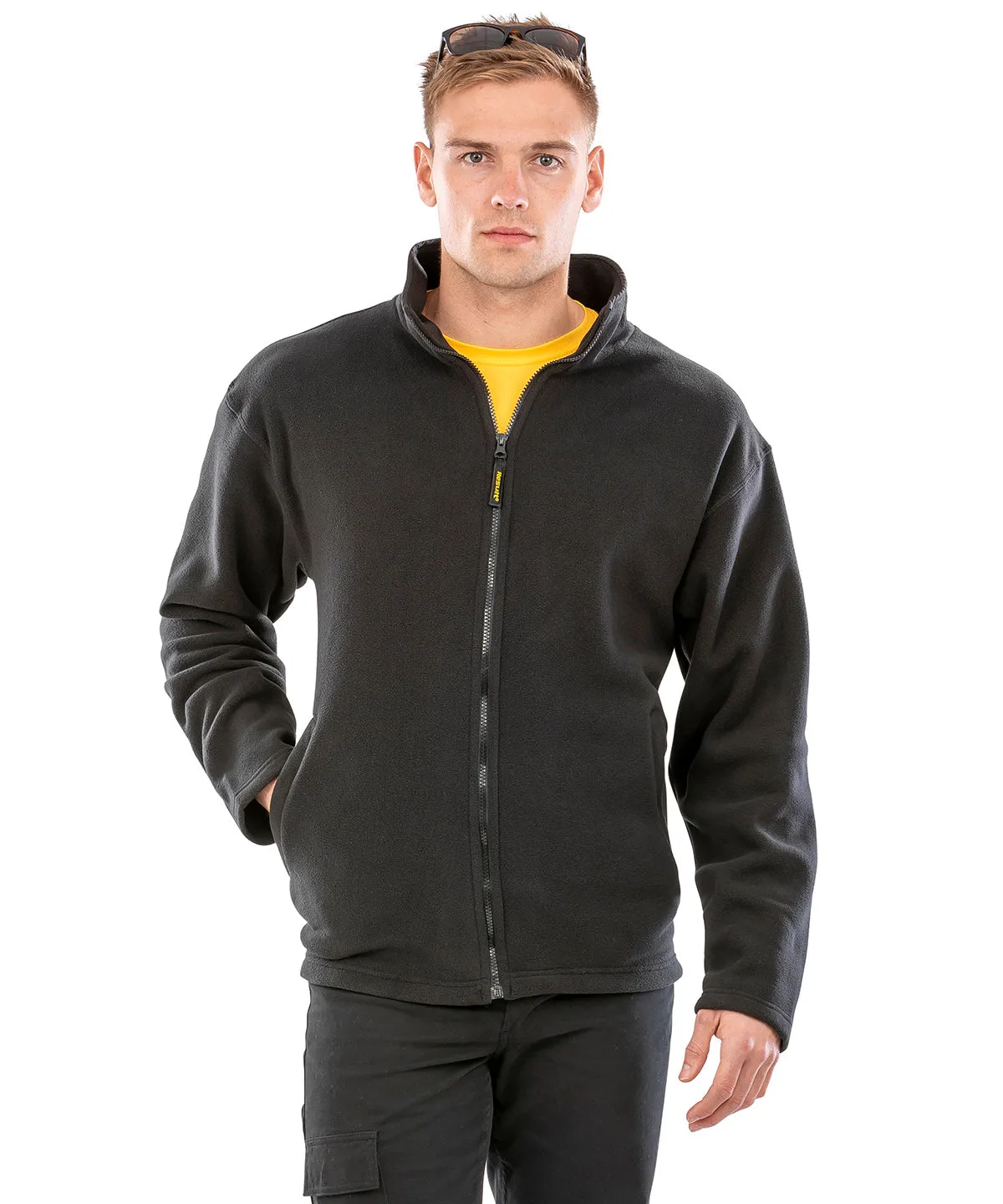 Black - Horizon high-grade microfleece jacket