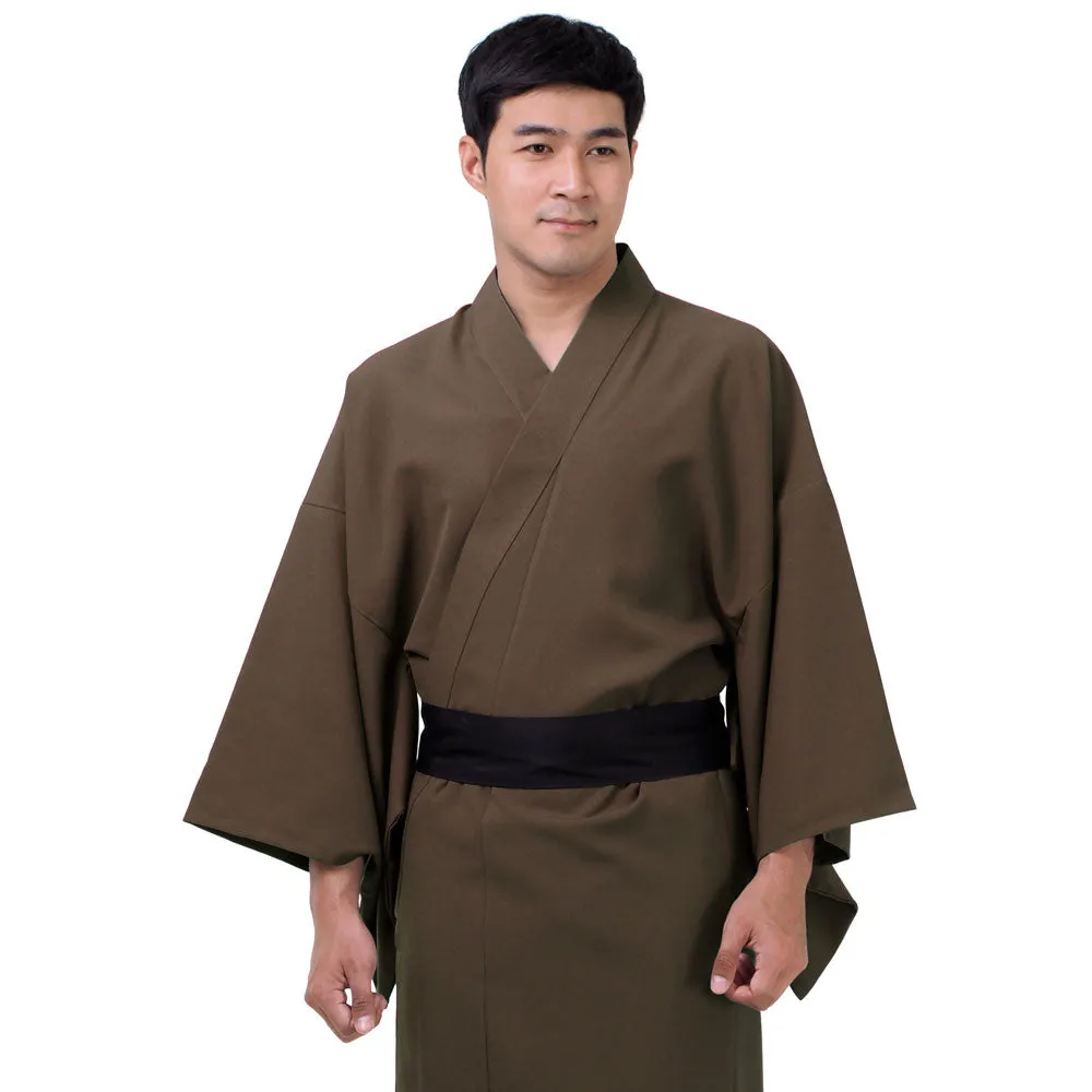 Black Kendo Japanese Men’s Yukata Kimono Robe