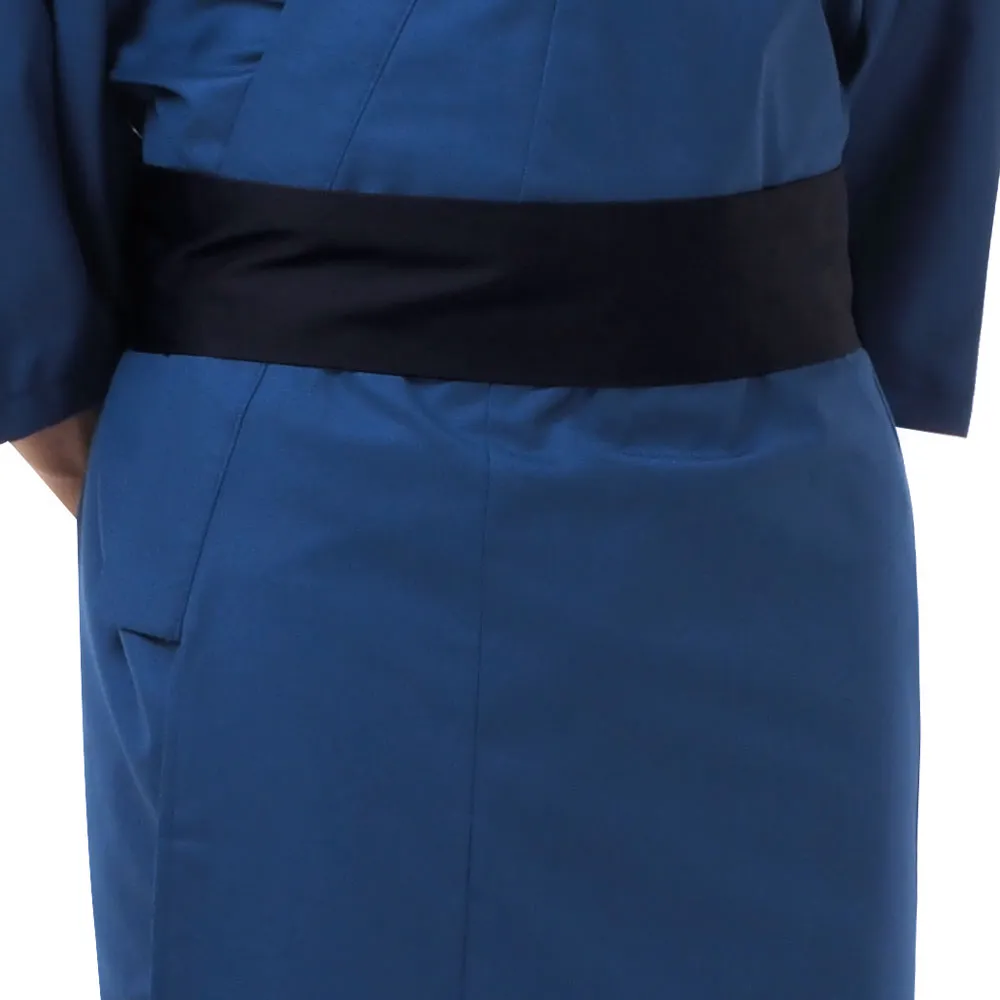 Black Kendo Japanese Men’s Yukata Kimono Robe