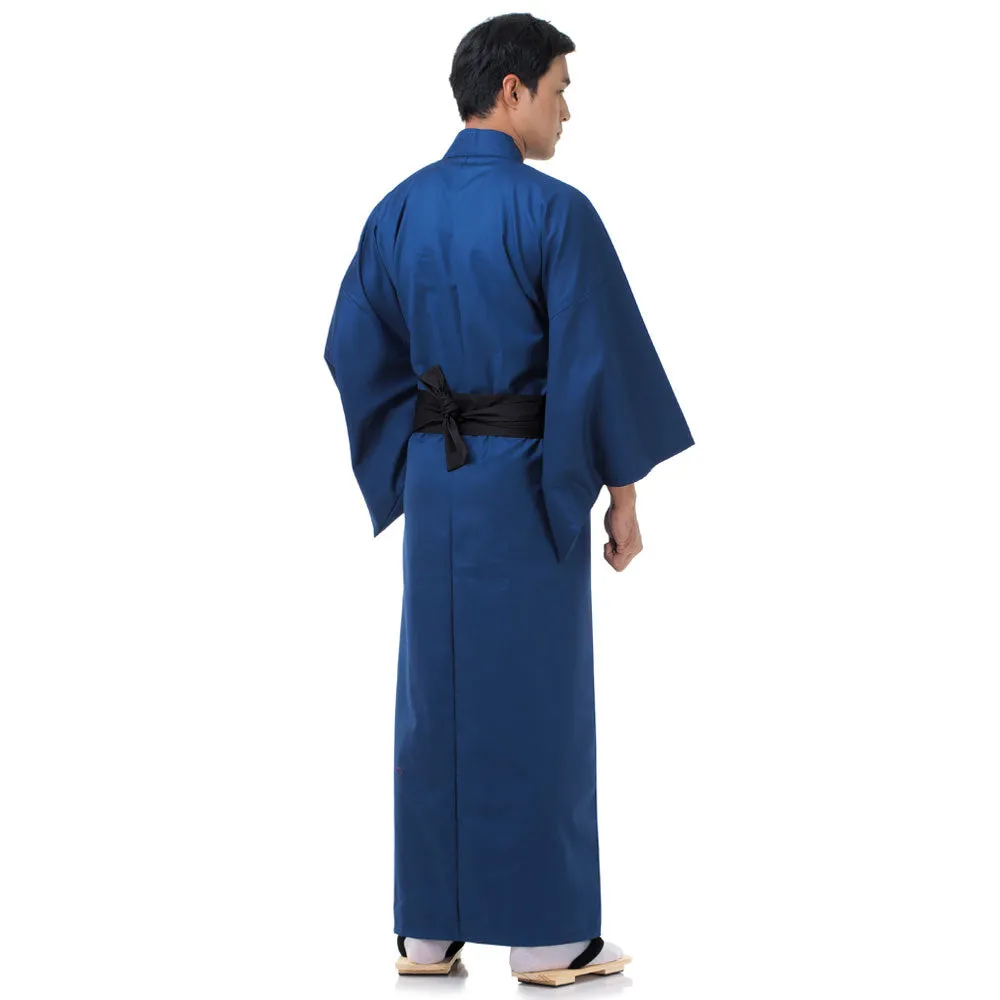 Black Kendo Japanese Men’s Yukata Kimono Robe