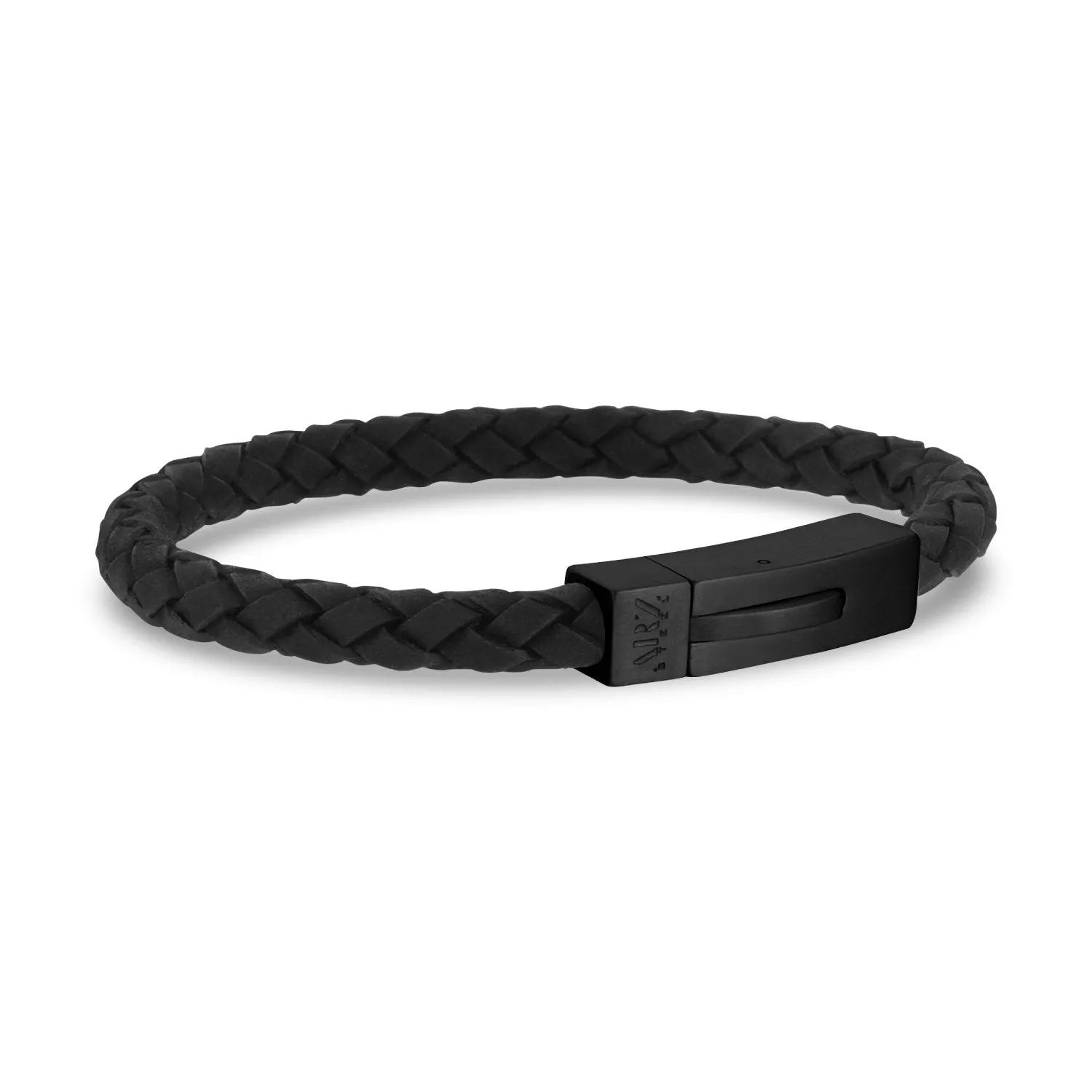 Black Leather Bracelet | 6MM