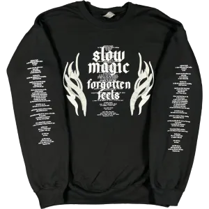 Black Letter Black Crewneck Sweatshirt