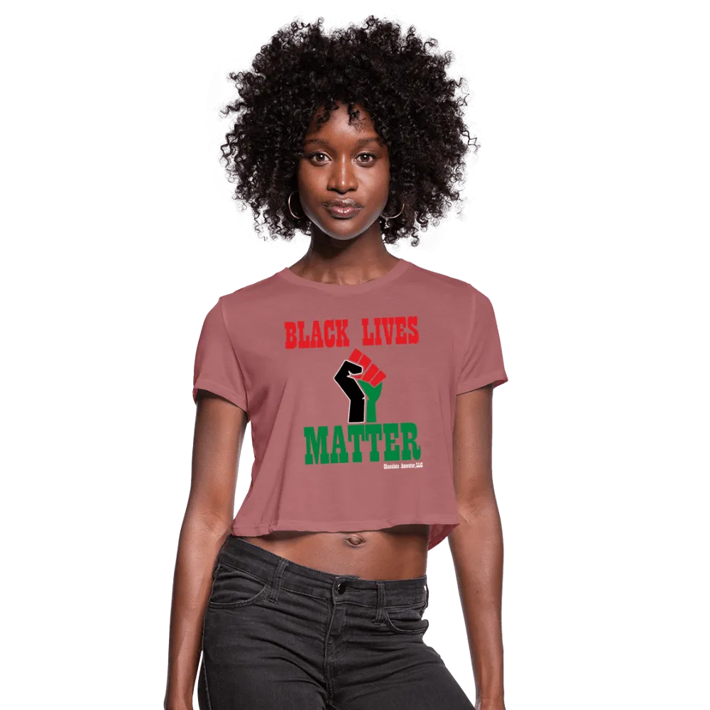 Black Lives Matter Women's Cropped T-Shirt