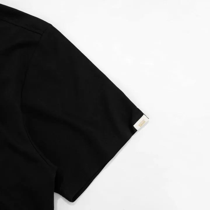 Black Logo Classic Tee - Black