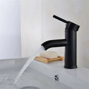 Black Matte Finish Stainless Steel Faucet