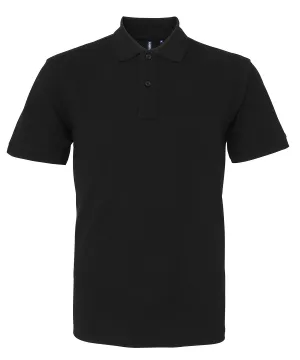 Black - Men's organic polo