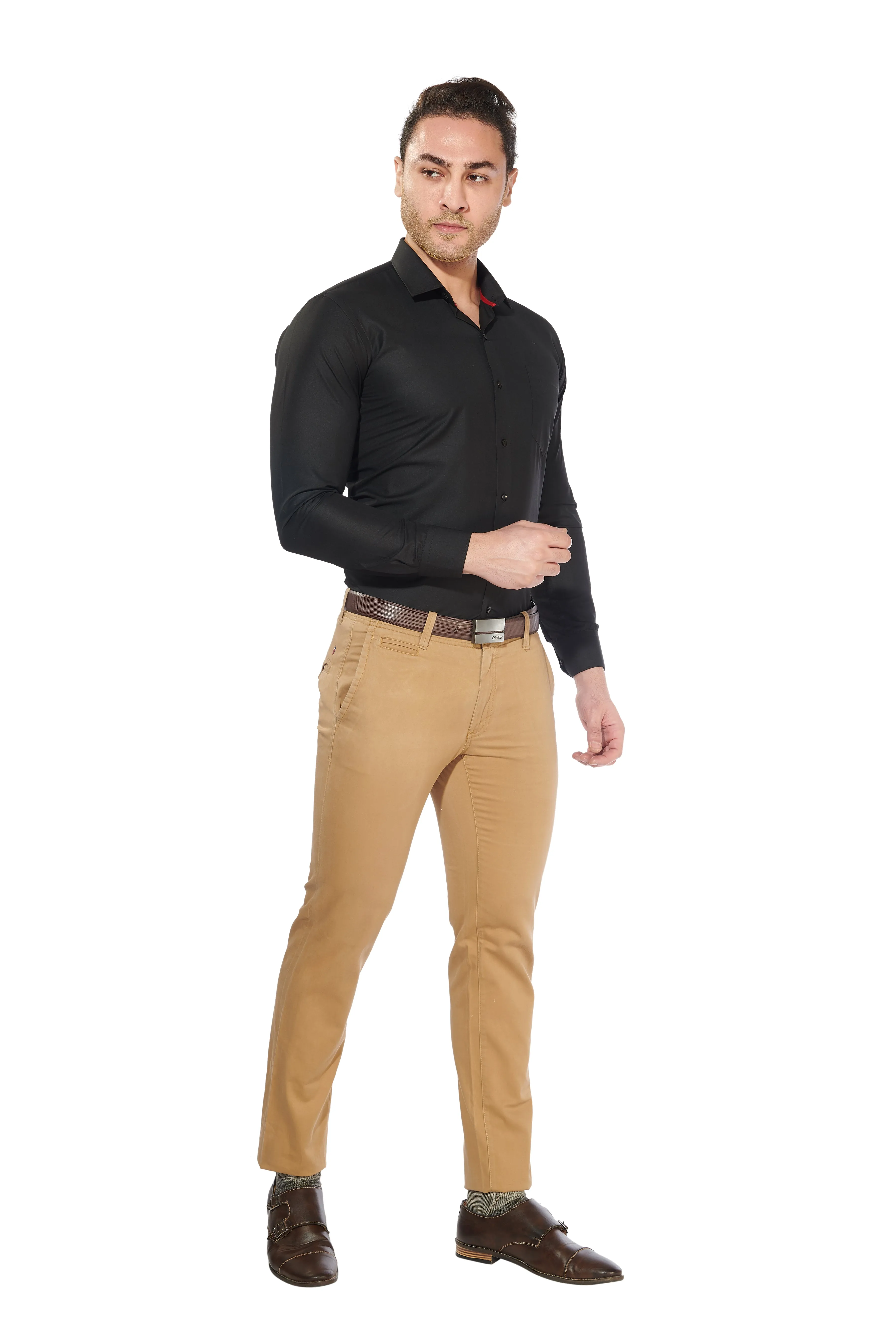 Black | Mens Slim-Fit Shirt