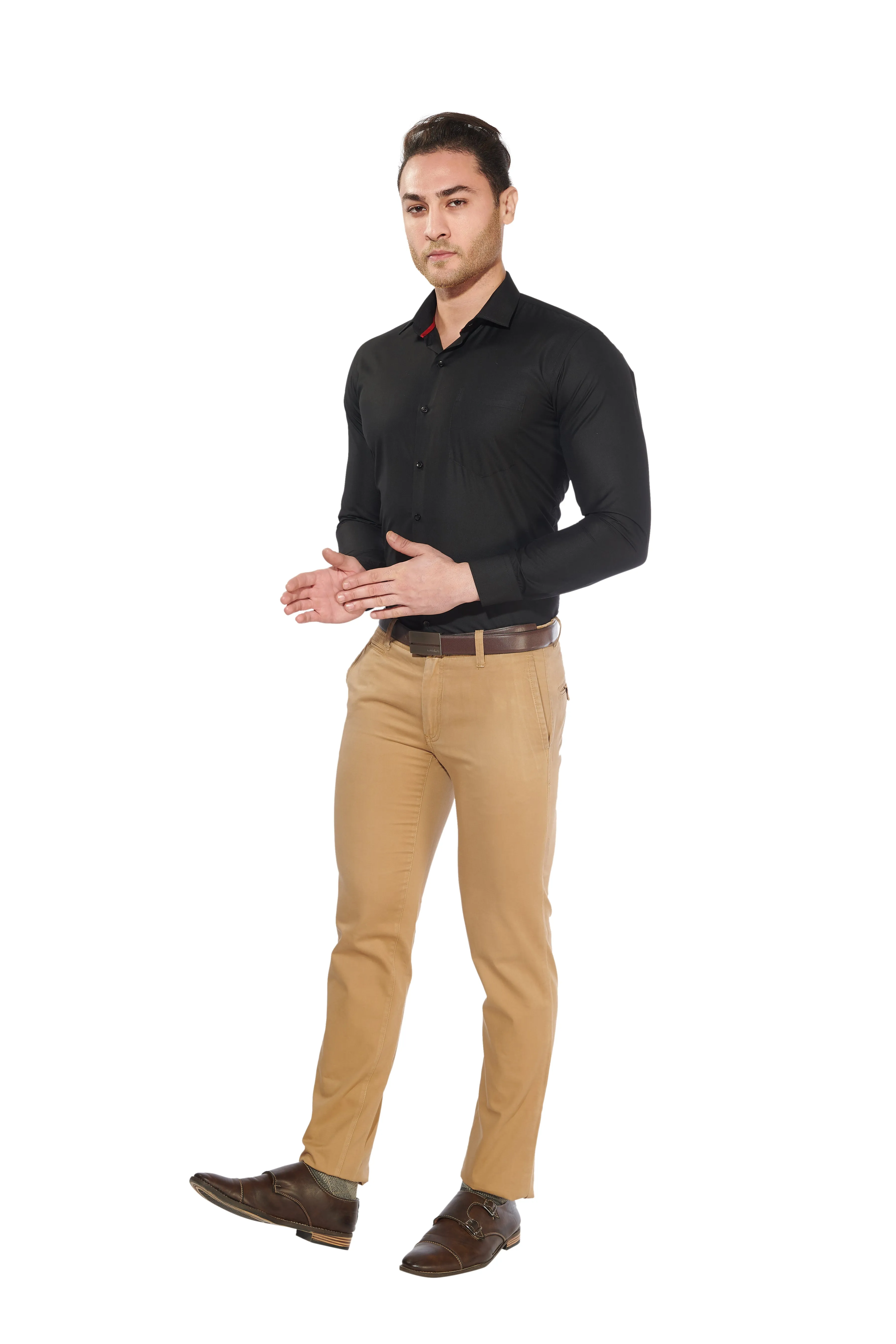 Black | Mens Slim-Fit Shirt