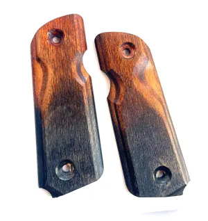 BLACK N TAN  45-STYLE Grips Black / GUN Stained