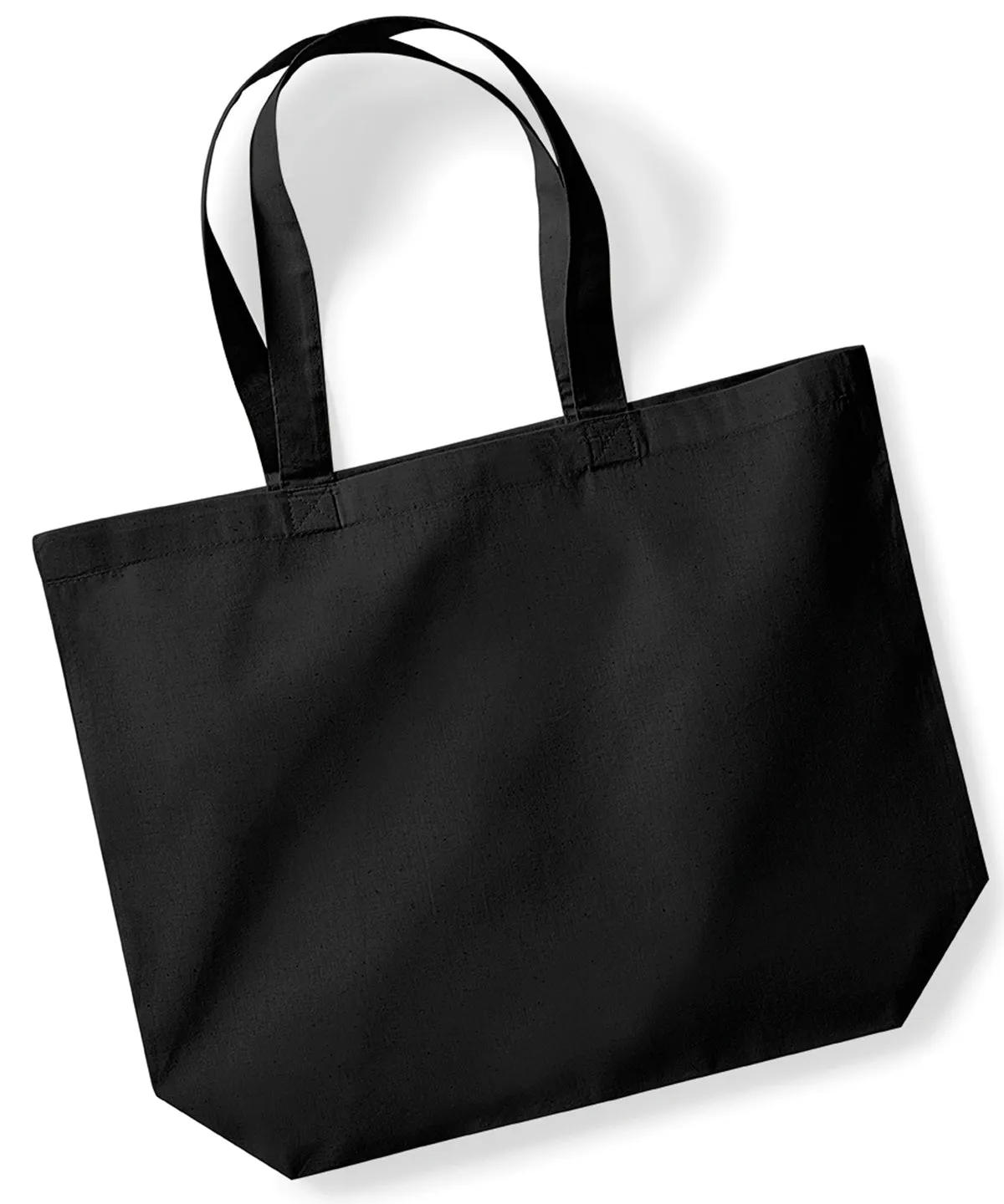 Black - Organic premium cotton maxi tote