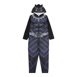 Black Panther Hooded Union Suit