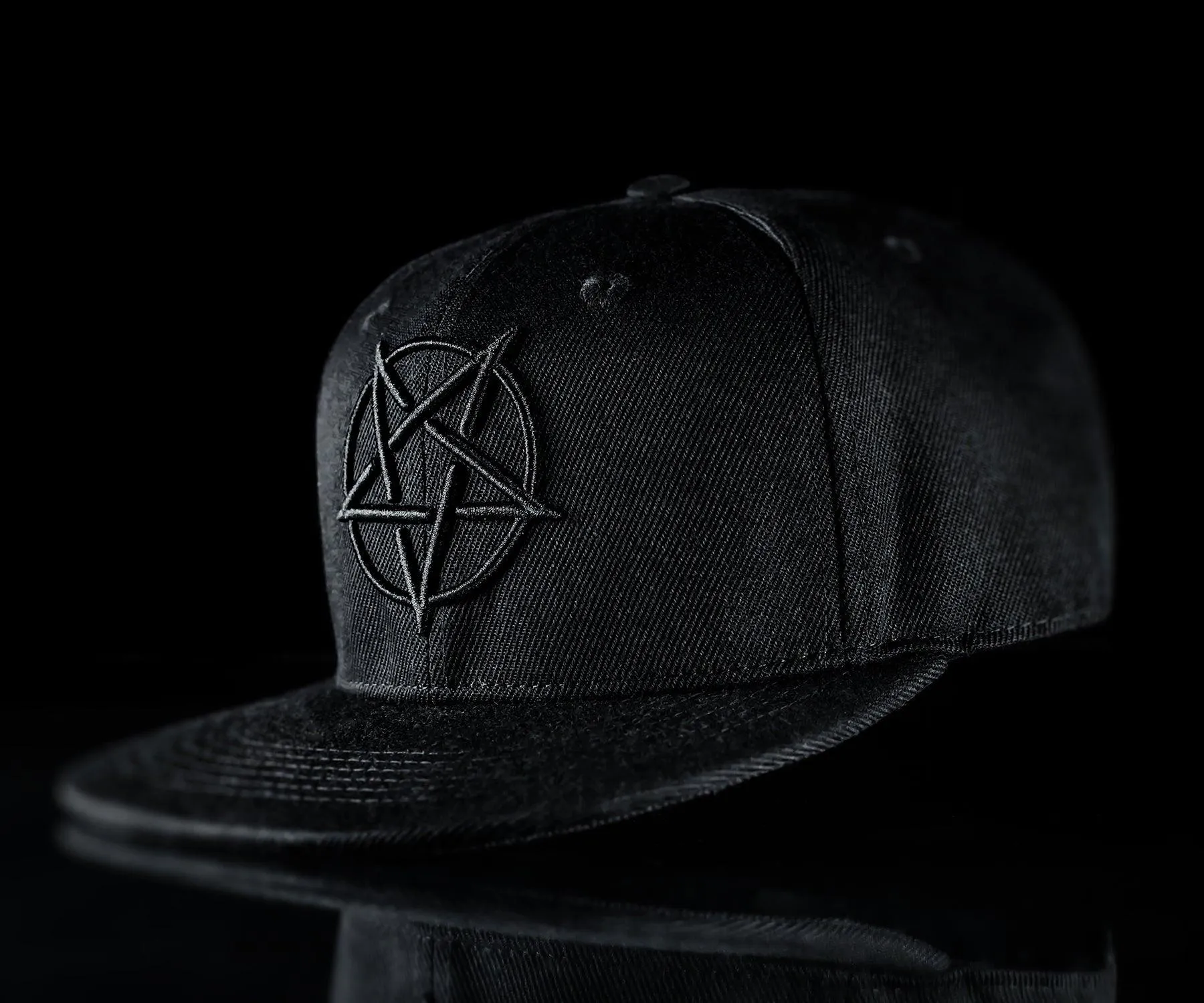 Black Pentagram Snapback