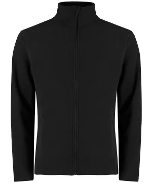 Black - Regular fit corporate microfleece