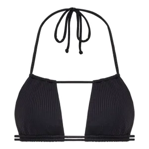 Black Rib Brasil Bikini Top