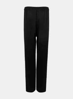 Black Silk Dreamscape Pyjama Pants