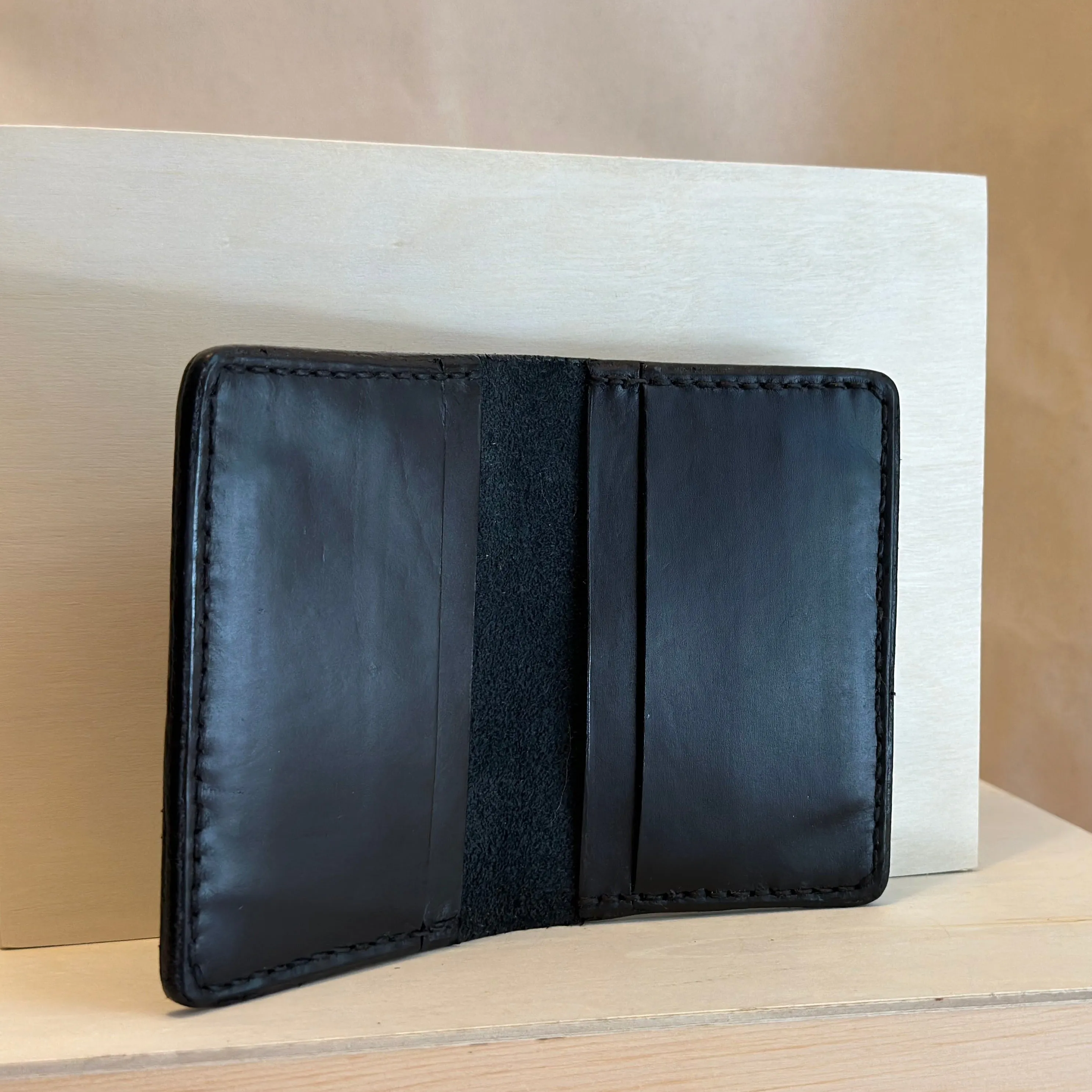 Black Six Card Leather Wallet