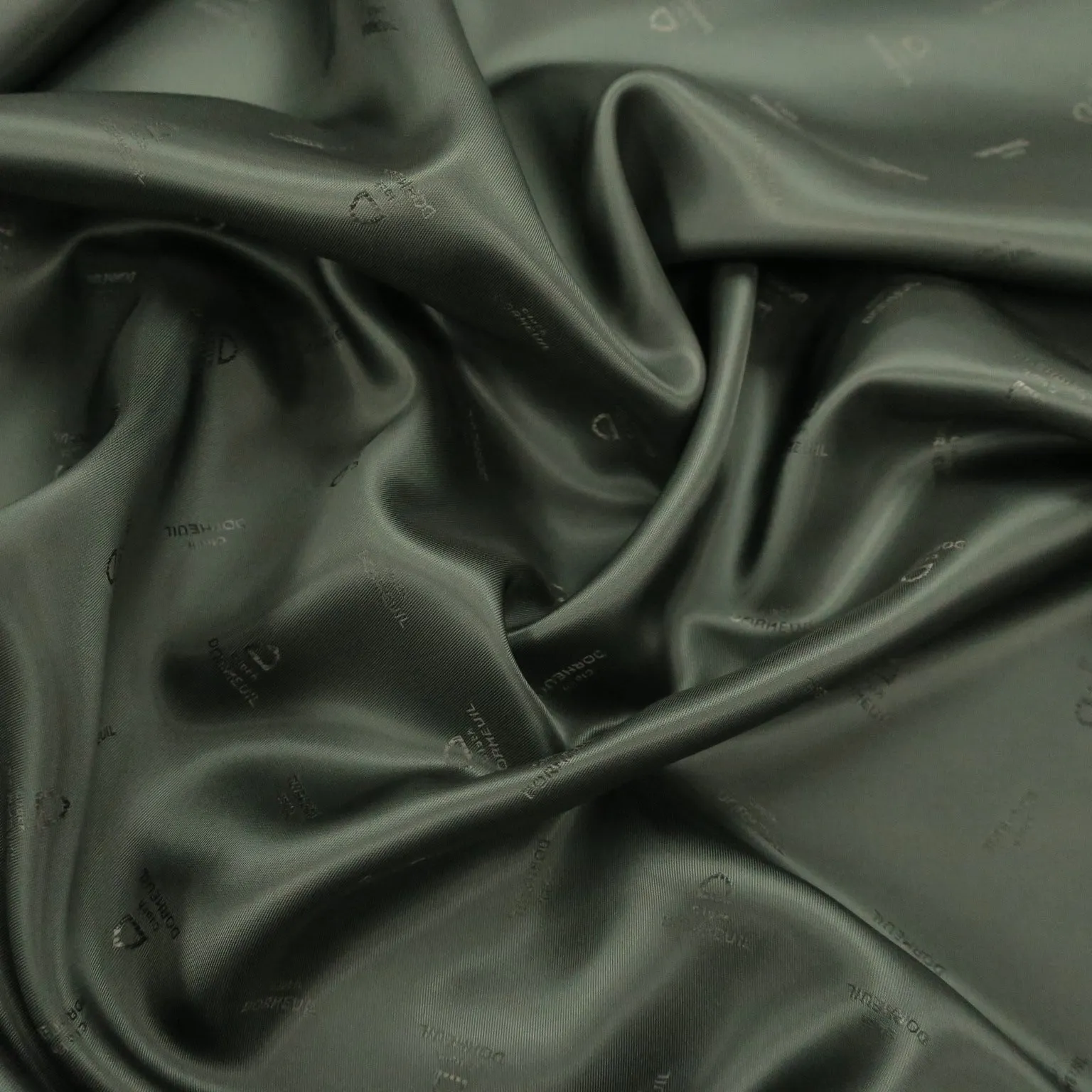 Black Solid Acetate Viscose Dormeuil Exclusive Lining