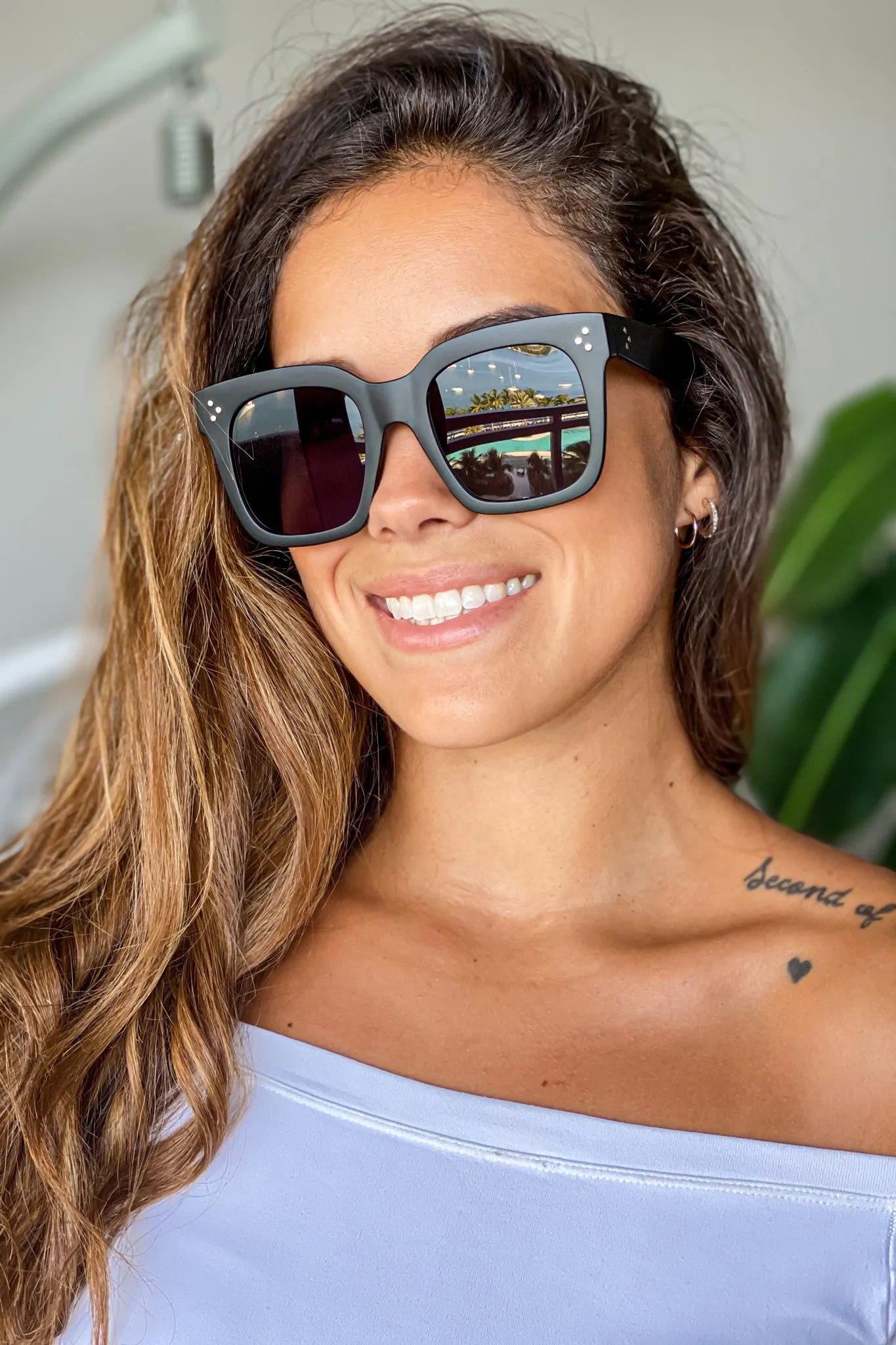 Black Squared Sunglasses