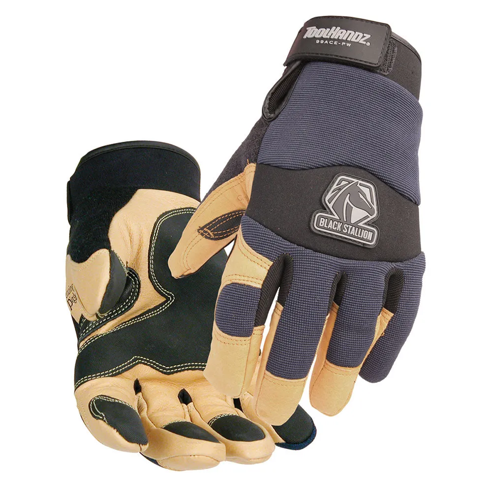 Black Stallion 99ACES-PW ToolHandz Pigskin Insulated Winter Mechanics Glove, Small