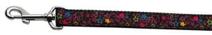 Black Star Nylon Dog Leash 5-8 Inch Wide 6ft Long