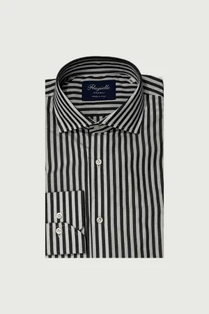 Black Stripe Cotton Shirt