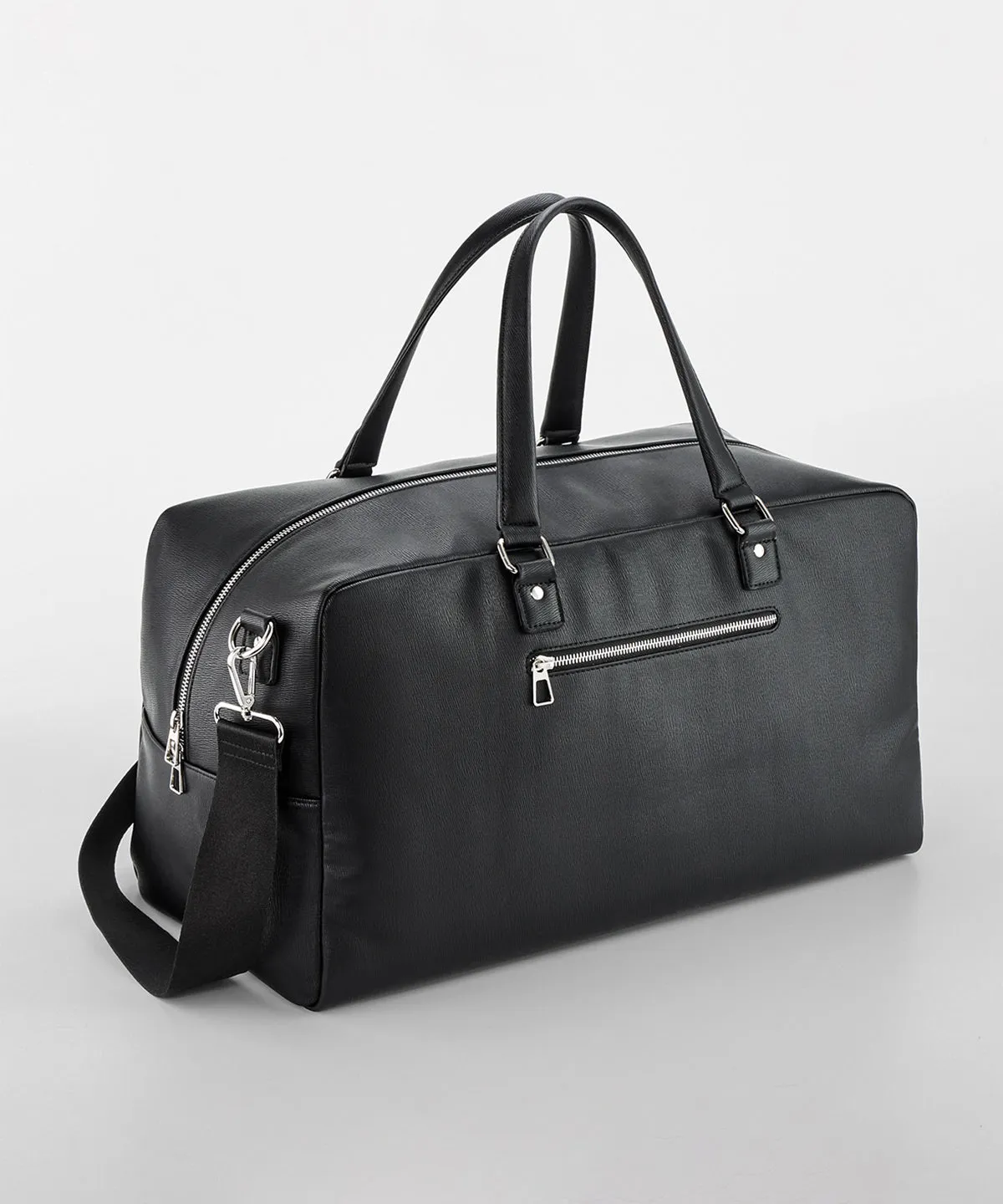 Black - Tailored luxe PU weekender