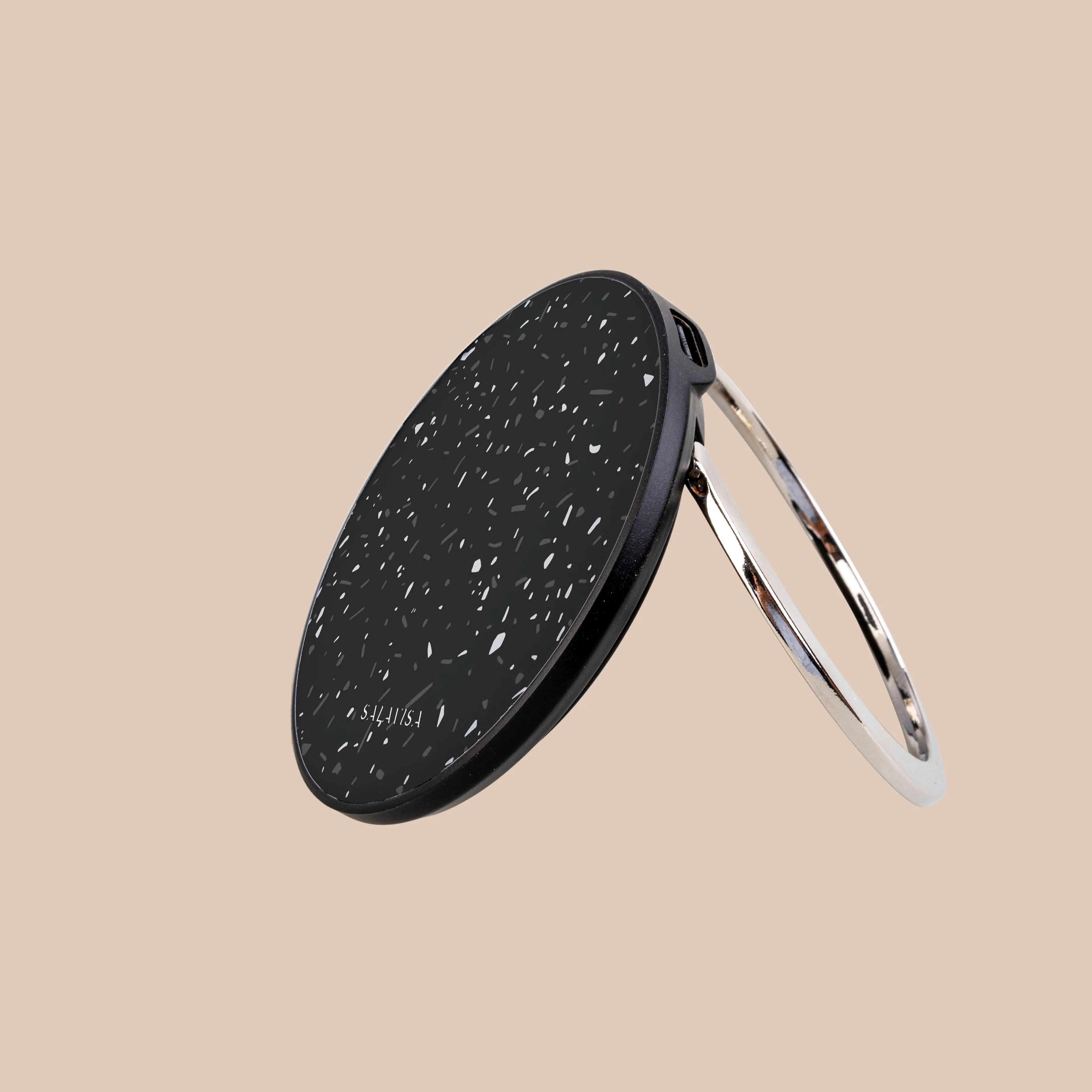 Black Terrazzo Wireless Charger