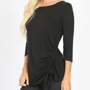 Black Tunic Top Plus Size