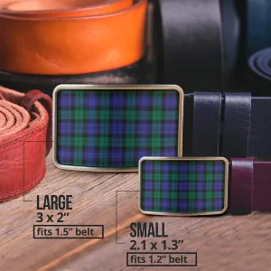 Black Watch Modern Tartan Belt Buckles