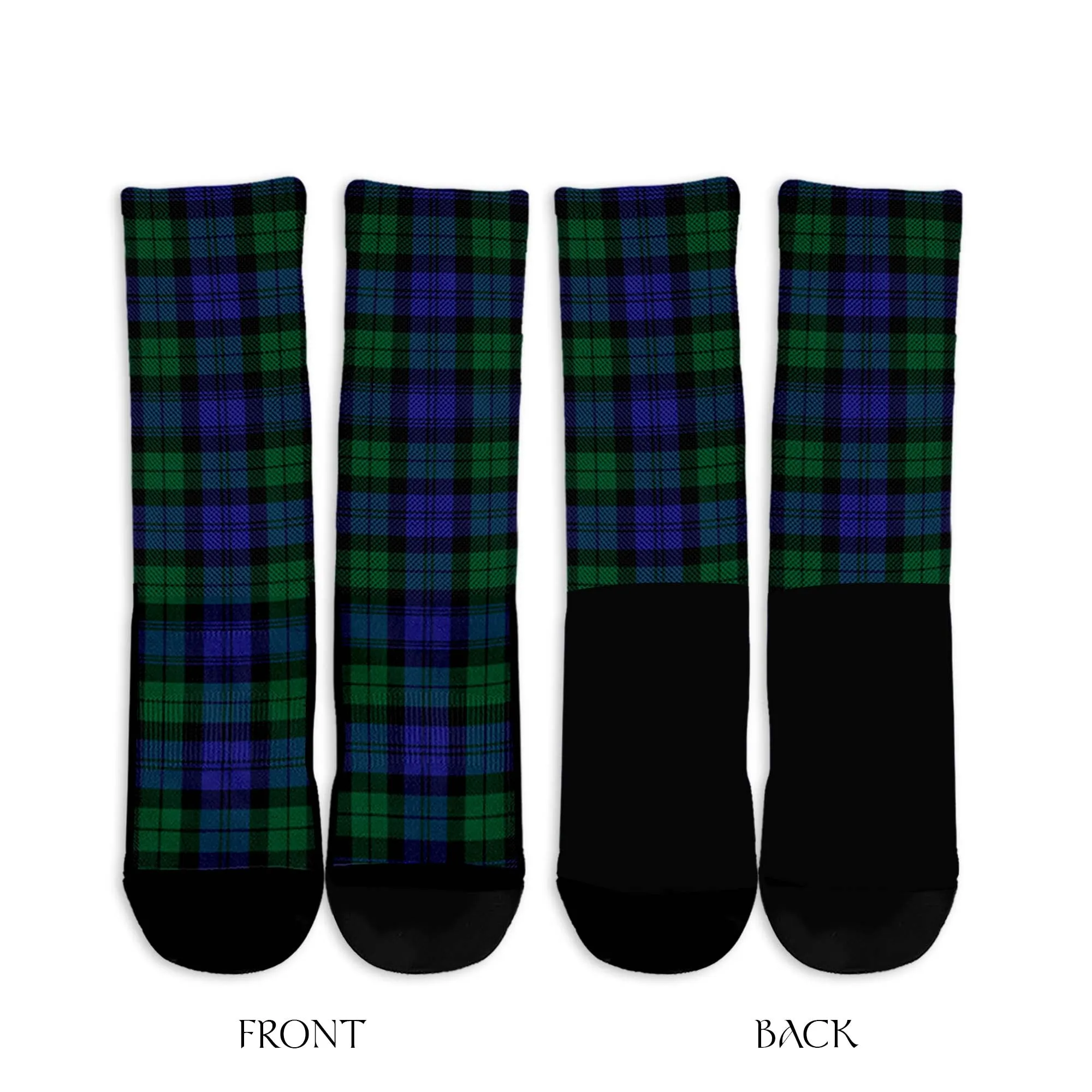 Black Watch Modern Tartan Crew Socks