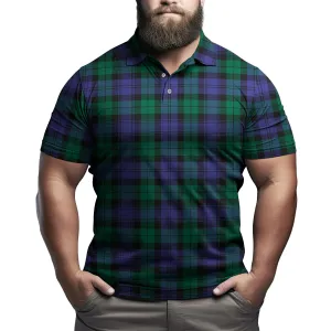 Black Watch Modern Tartan Mens Polo Shirt