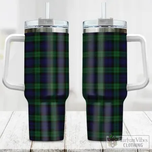 Black Watch Tartan Tumbler with Handle