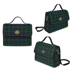 Black Watch Tartan Waterproof Canvas Bag