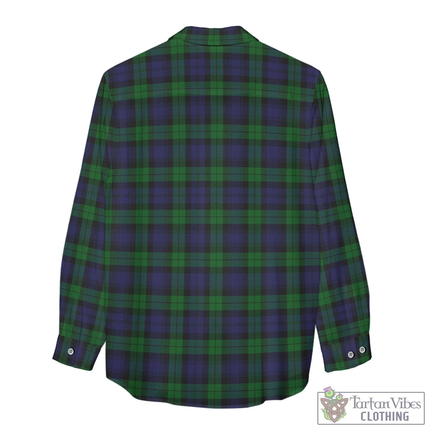 Black Watch Tartan Women's Casual Shirt