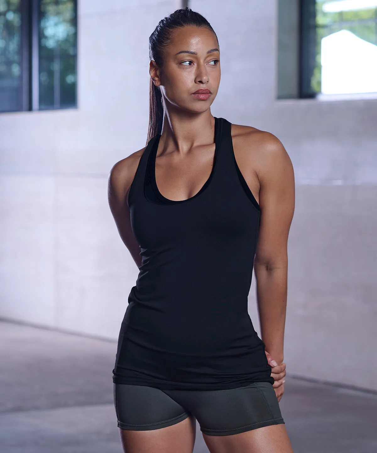 Black - Women's racerback vest