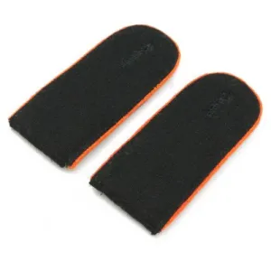 Black Wool Orange Piped EM Shoulder Boards - Police