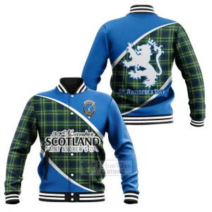 Blackadder Family Crest Tartan Baseball Jacket Celebrate Saint Andrew's Day in Style