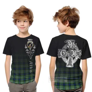 Blackadder Tartan Kid T-Shirt Featuring Alba Gu Brath Family Crest Celtic Inspired