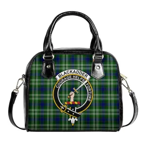 Blackadder Tartan Shoulder Handbags with Family Crest