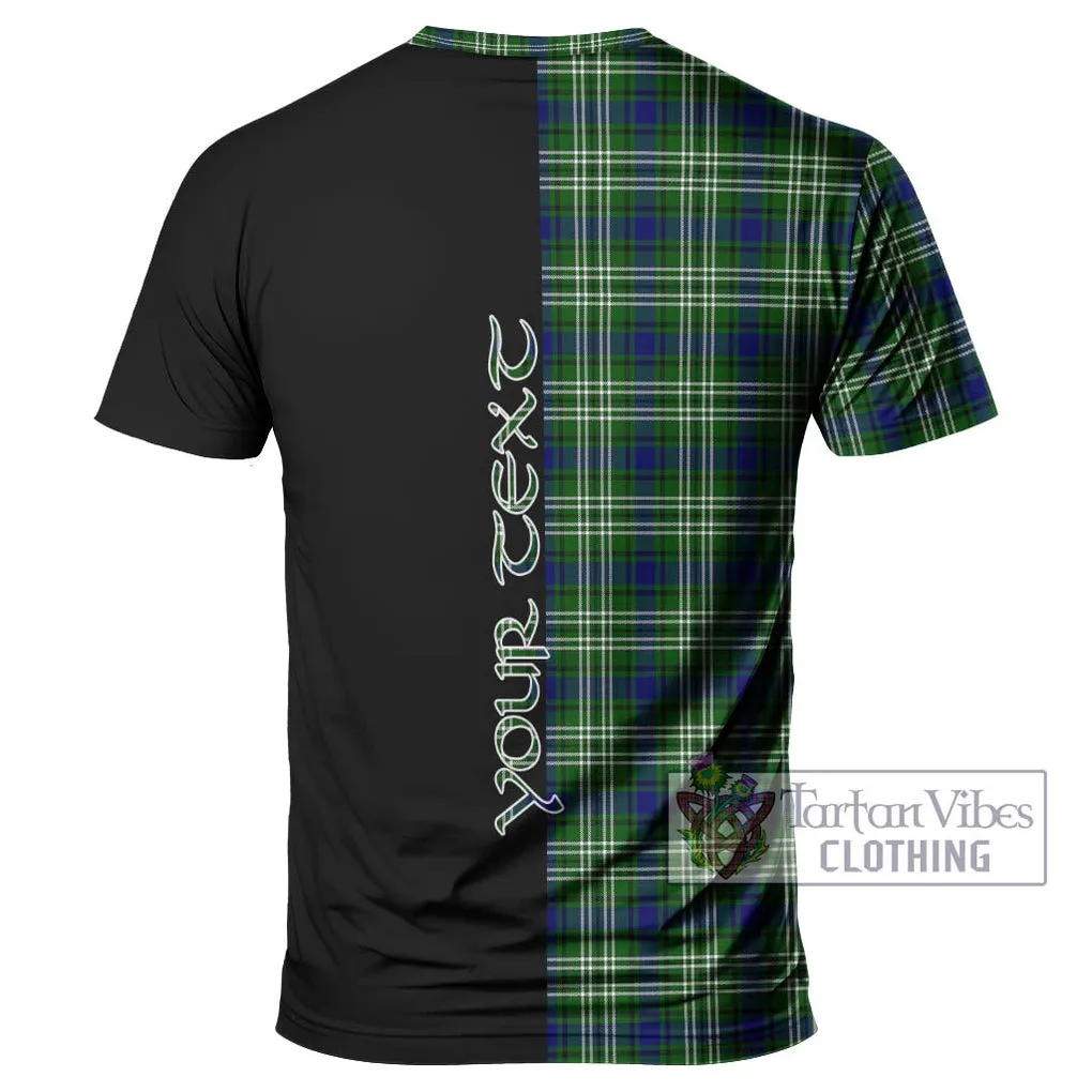 Blackadder Tartan T-Shirt with Family Crest and Half Of Me Style