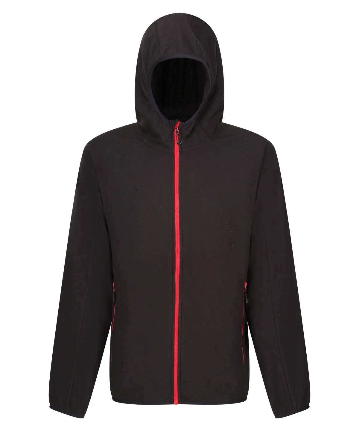 Black/Classic Red - Navigate full zip-fleece