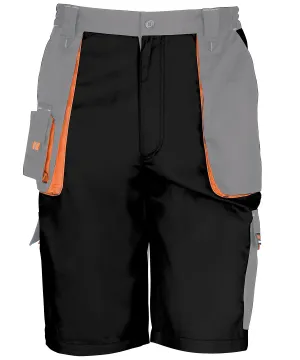 Black/Grey/Orange - Work-Guard lite shorts