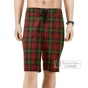 Blackstock Red Dress Tartan Men's Board Shorts