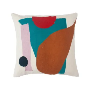 BLAH BLAH SHAPES PILLOW