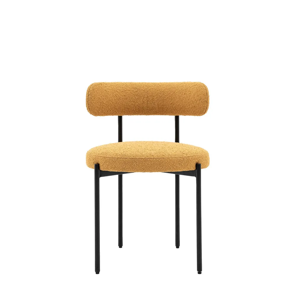 Blair Dining Chair – Set of 2 – Ochre