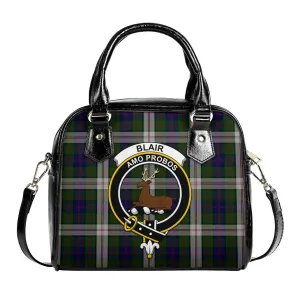 Blair Dress Tartan Shoulder Handbags with Family Crest