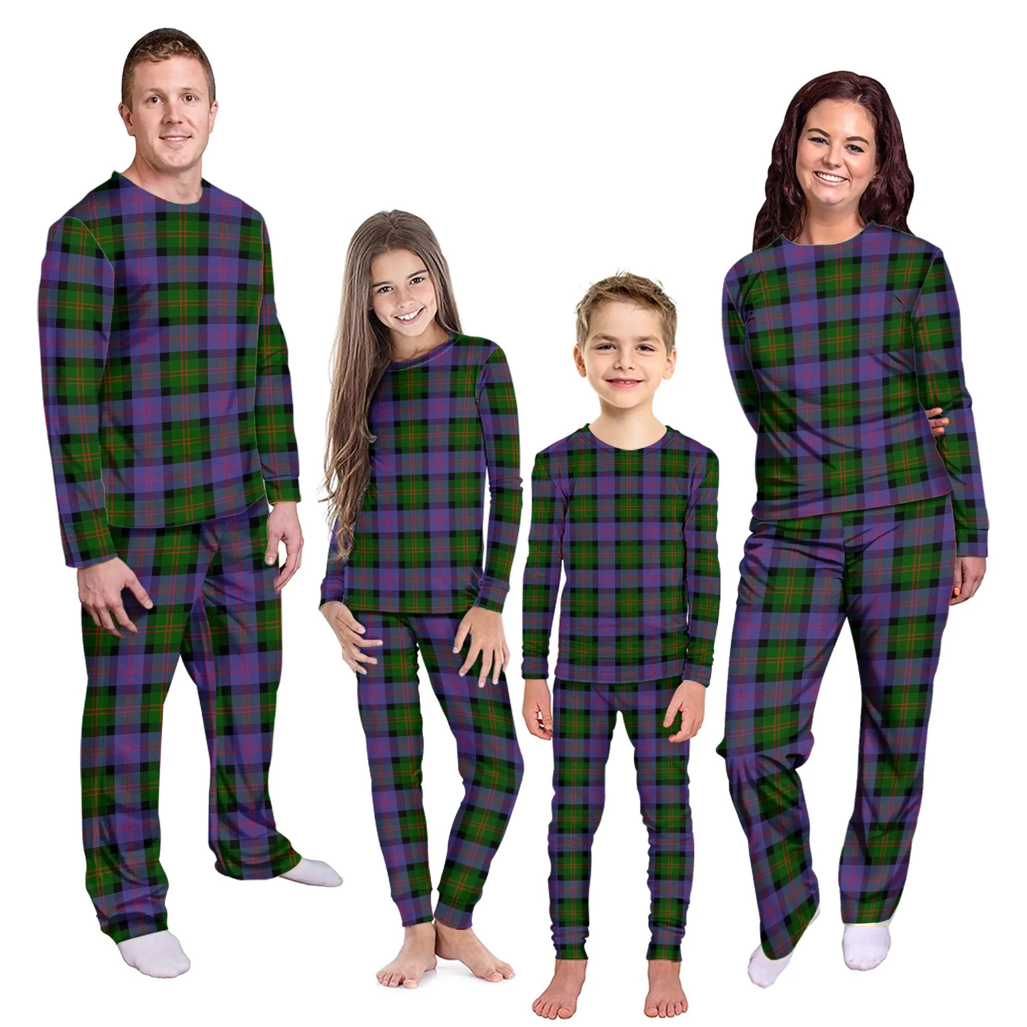 Blair Modern Tartan Pajamas Family Set